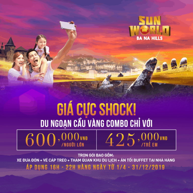 Giá vé Bà Nà Hill combo về đêm
